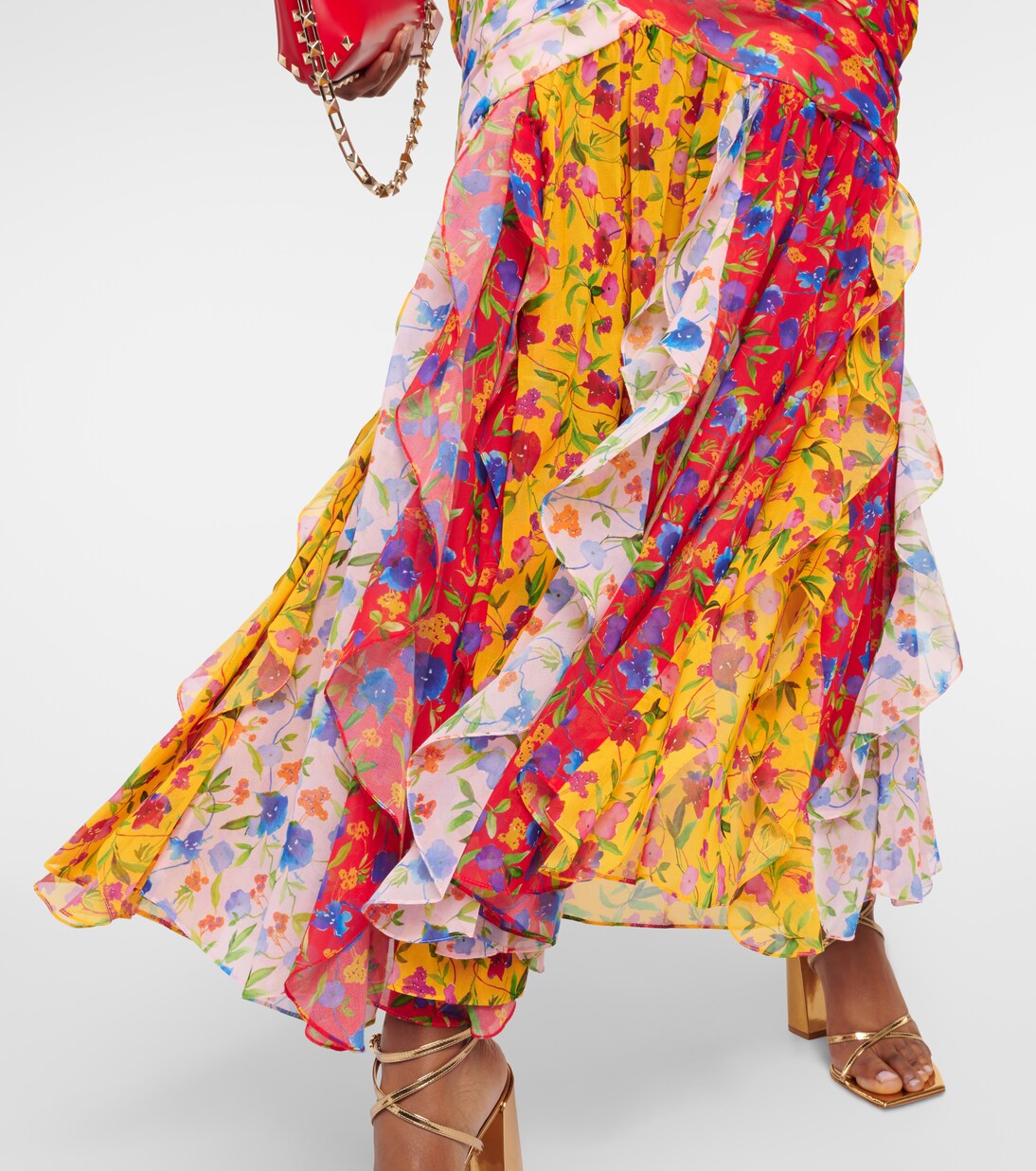 Robe longue à fleurs | Carolina Herrera