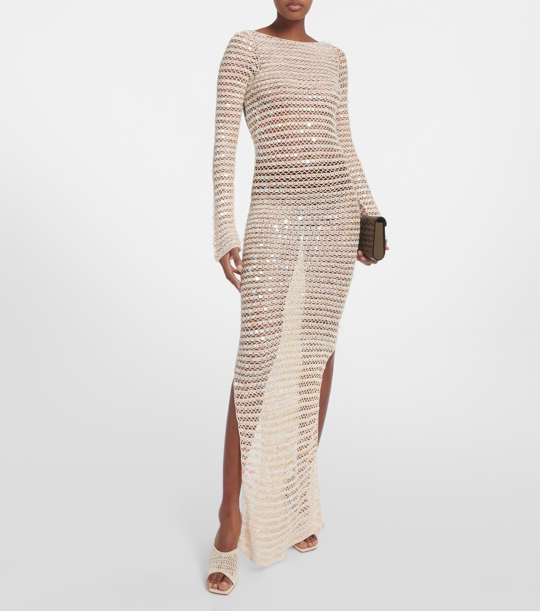 Maxikleid mit Pailletten | Aya Muse