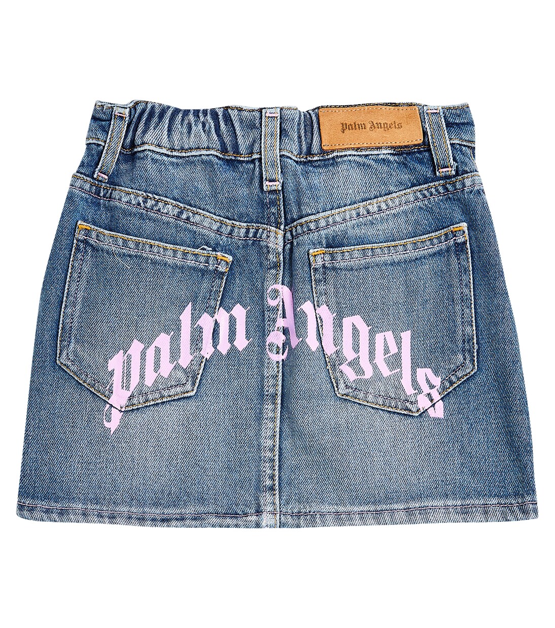 Logo denim skirt   | Palm Angels Kids