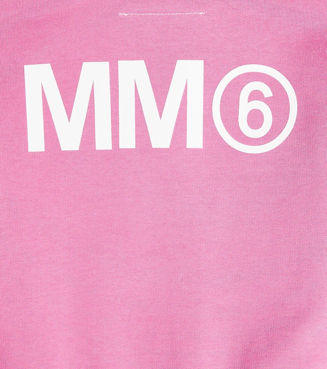 Cotton and faux leather bomber jacket | MM6 Maison Margiela Kids