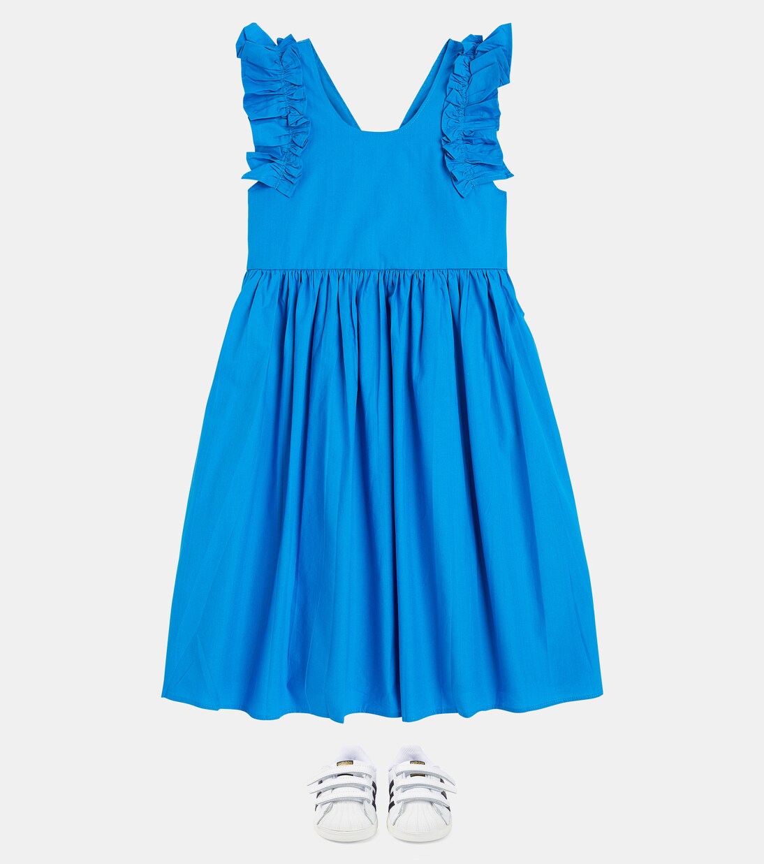 Cicely ruffled cotton dress | Molo