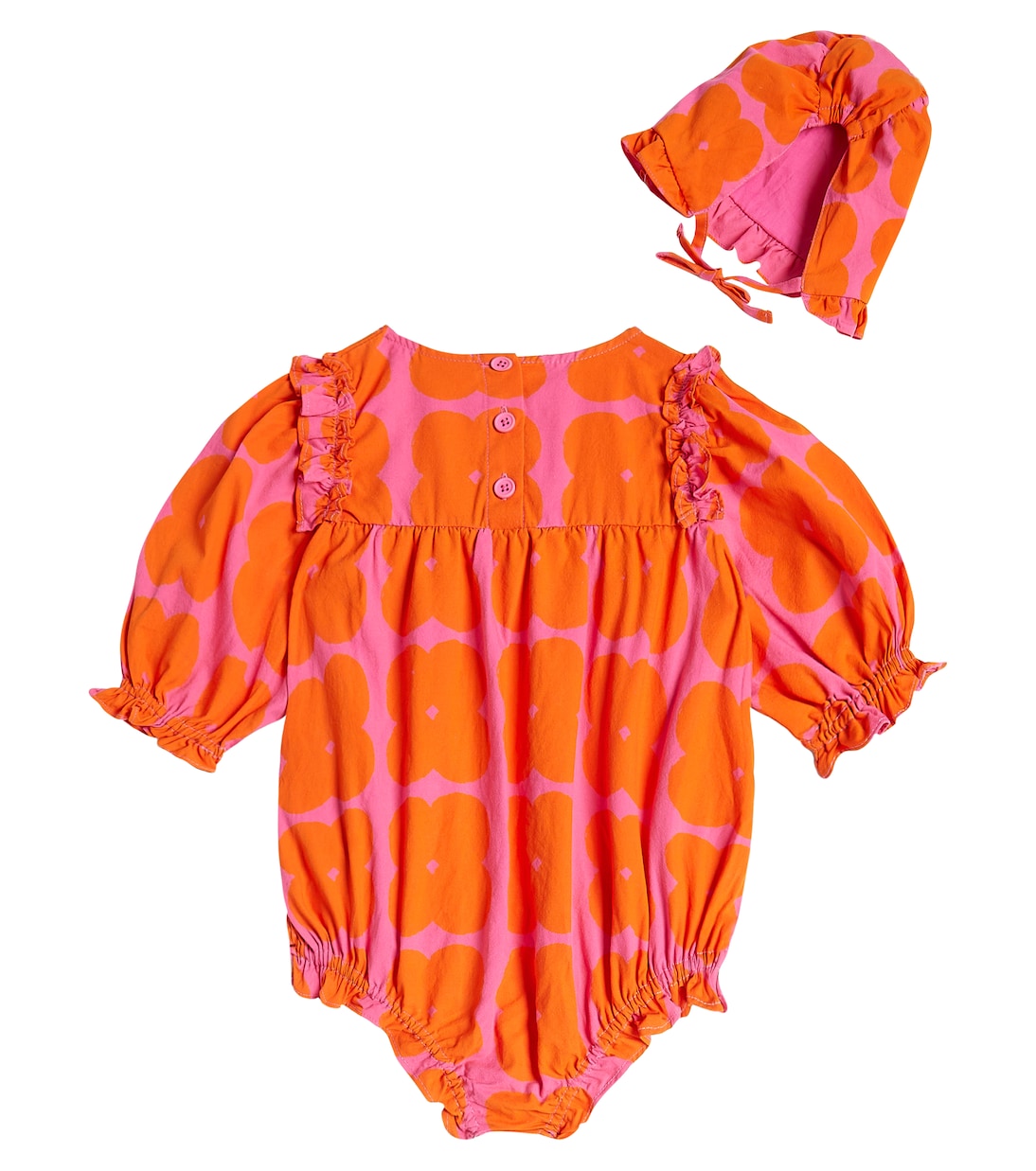 Bébé – Set combi-short et chapeau Clover en coton | Jellymallow