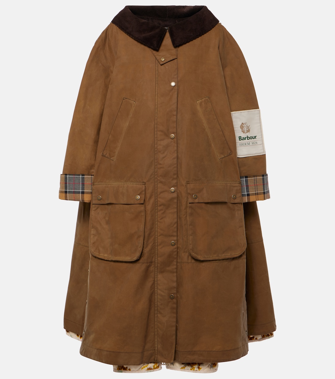 x Barbour - Giacca in cotone e lino | Erdem