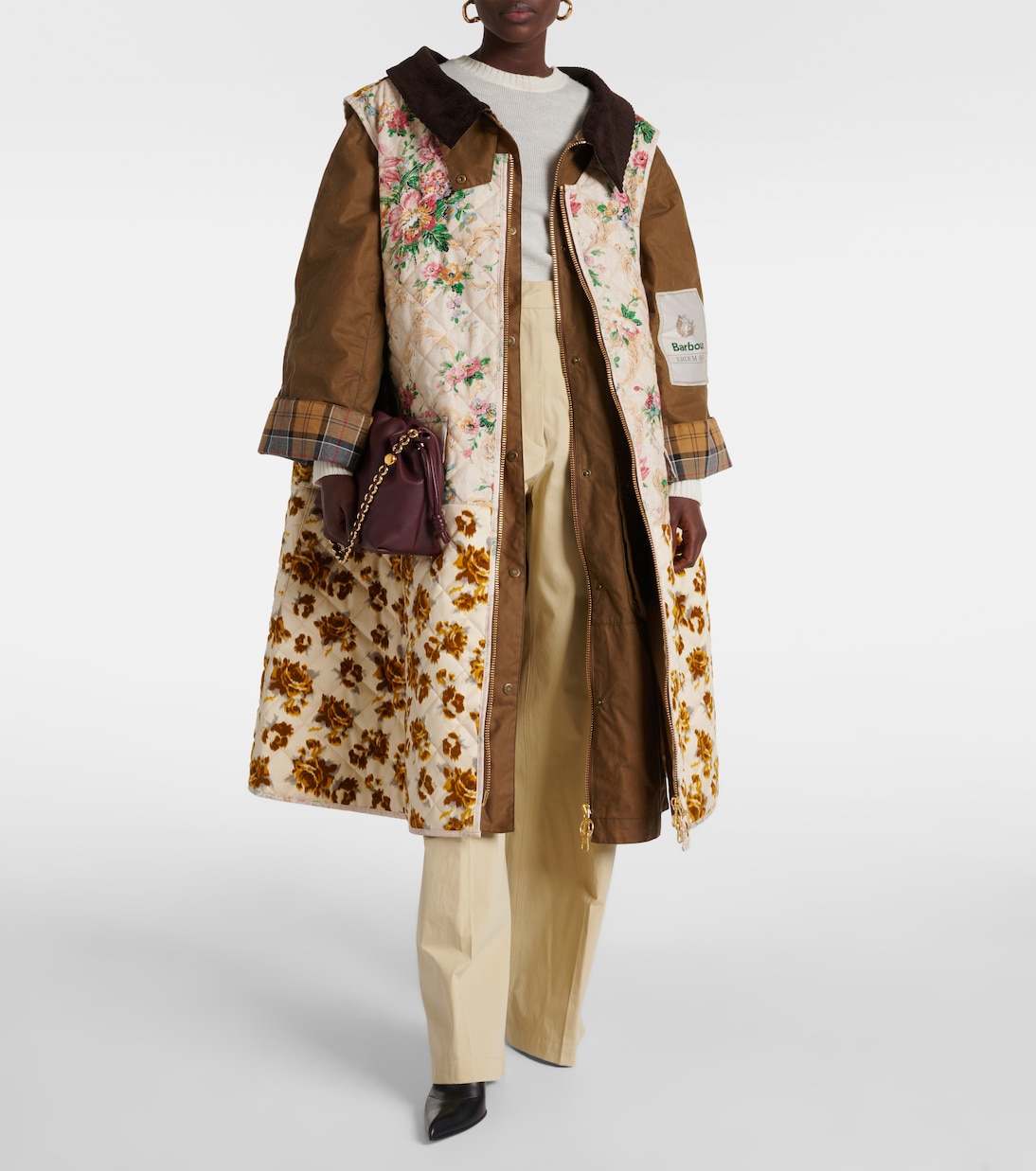 x Barbour - Giacca in cotone e lino | Erdem