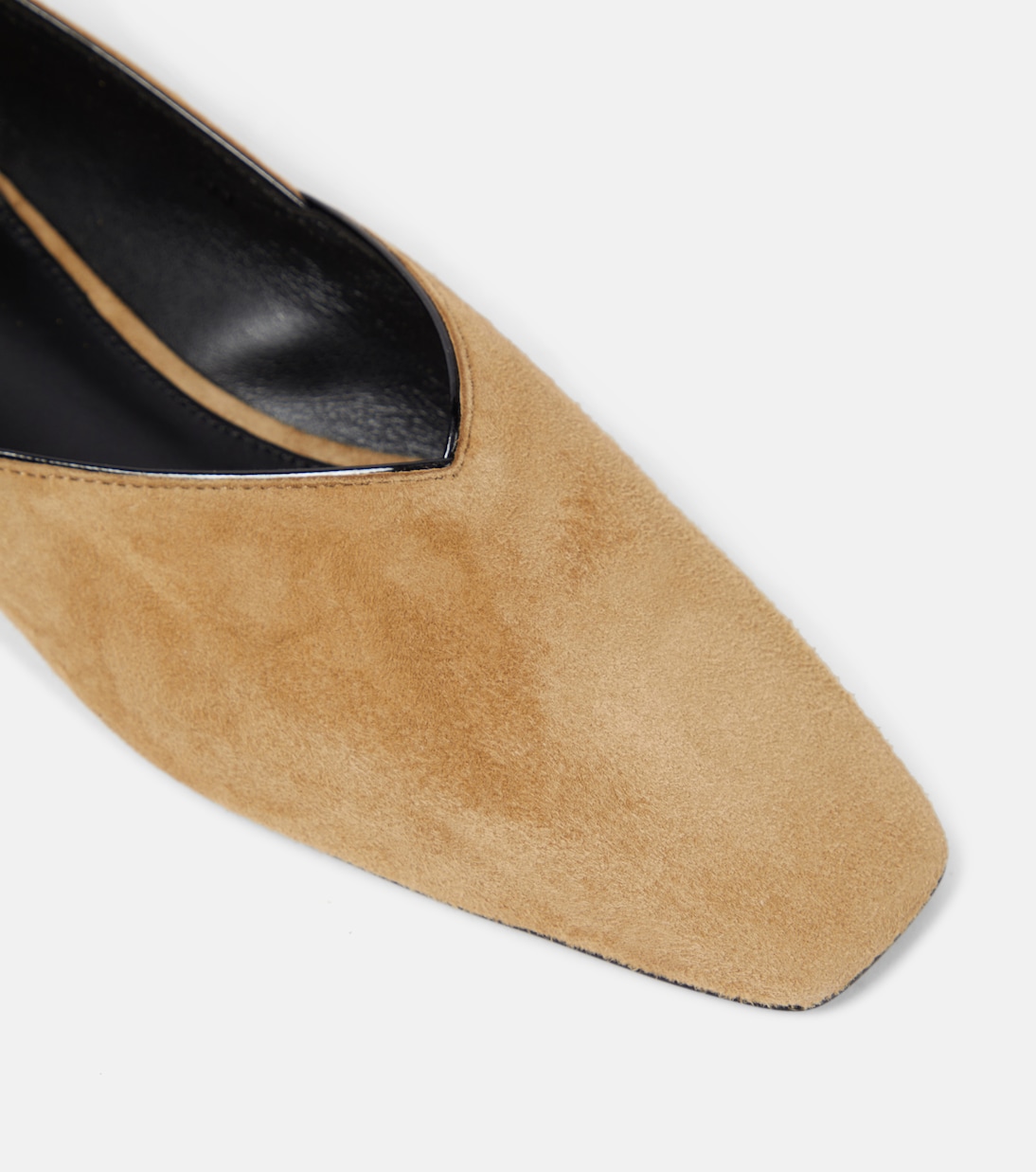 The Everyday Flat suede ballet flats | Toteme