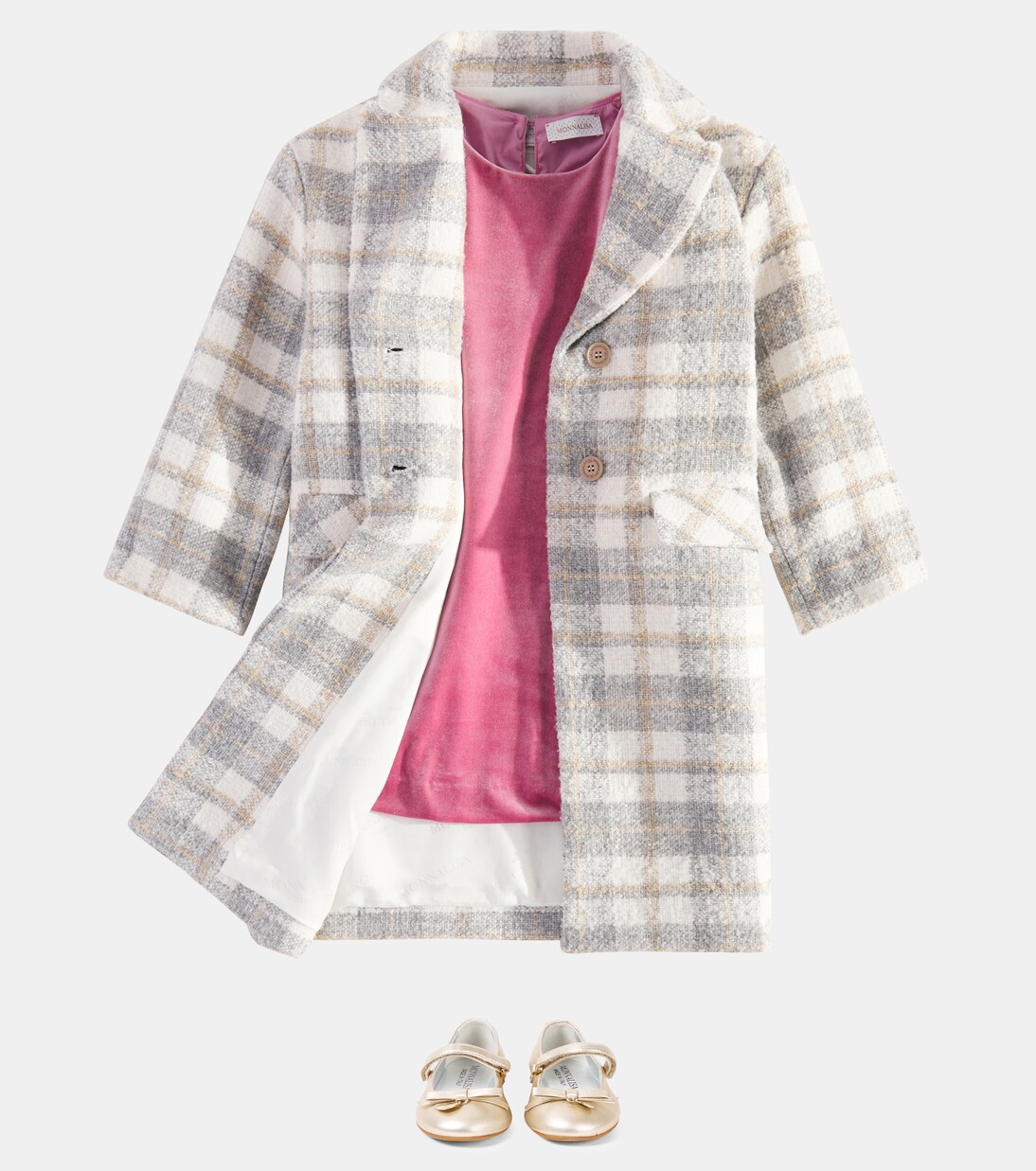 Bouclé coat | Monnalisa