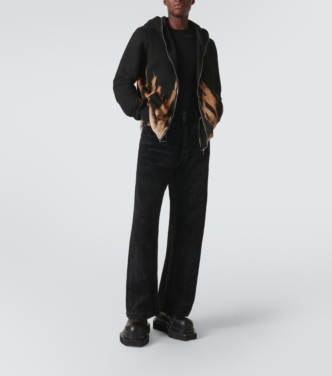 Jumbo Gimp cotton hoodie | Rick Owens