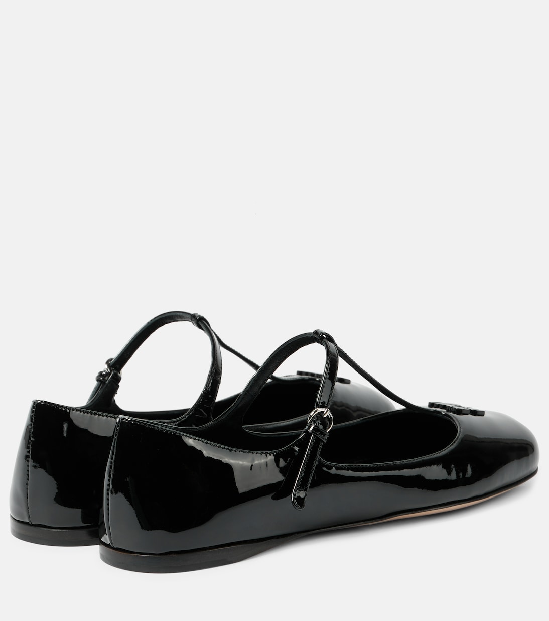 Mary-Jane-Ballerinas aus Lackleder | Miu Miu