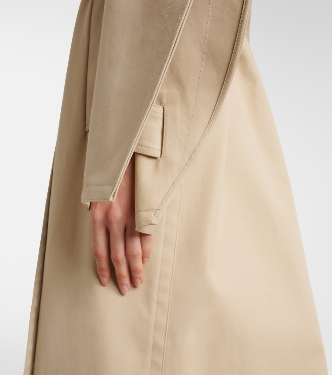 Trenchcoat aus Baumwoll-Gabardine | Alaïa