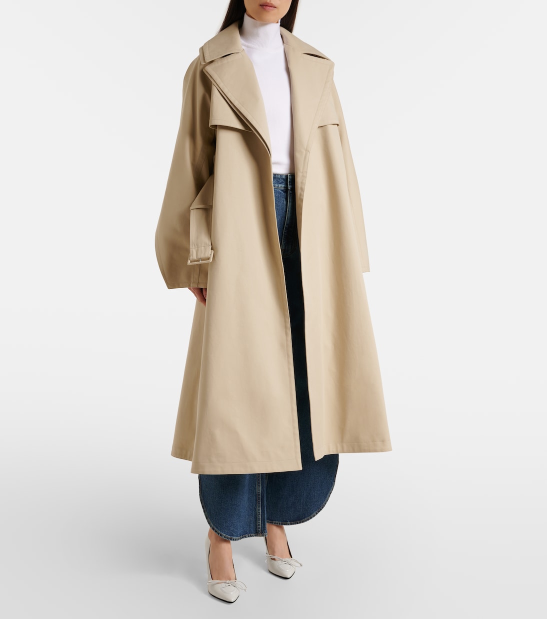 Trenchcoat aus Baumwoll-Gabardine | Alaïa