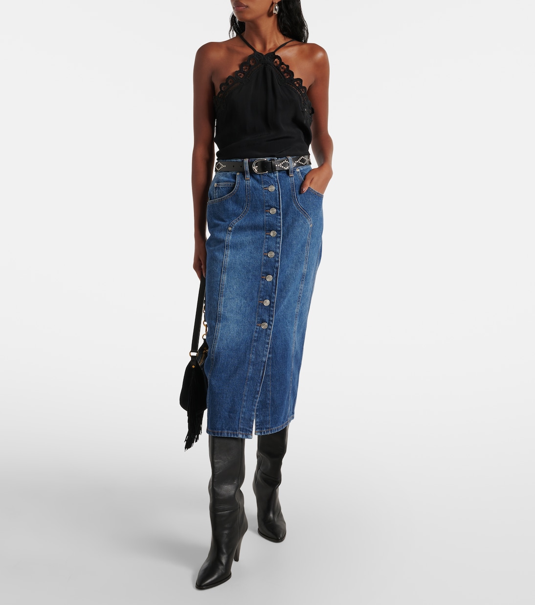 Besticktes Top Elva aus Crêpe | Marant Etoile