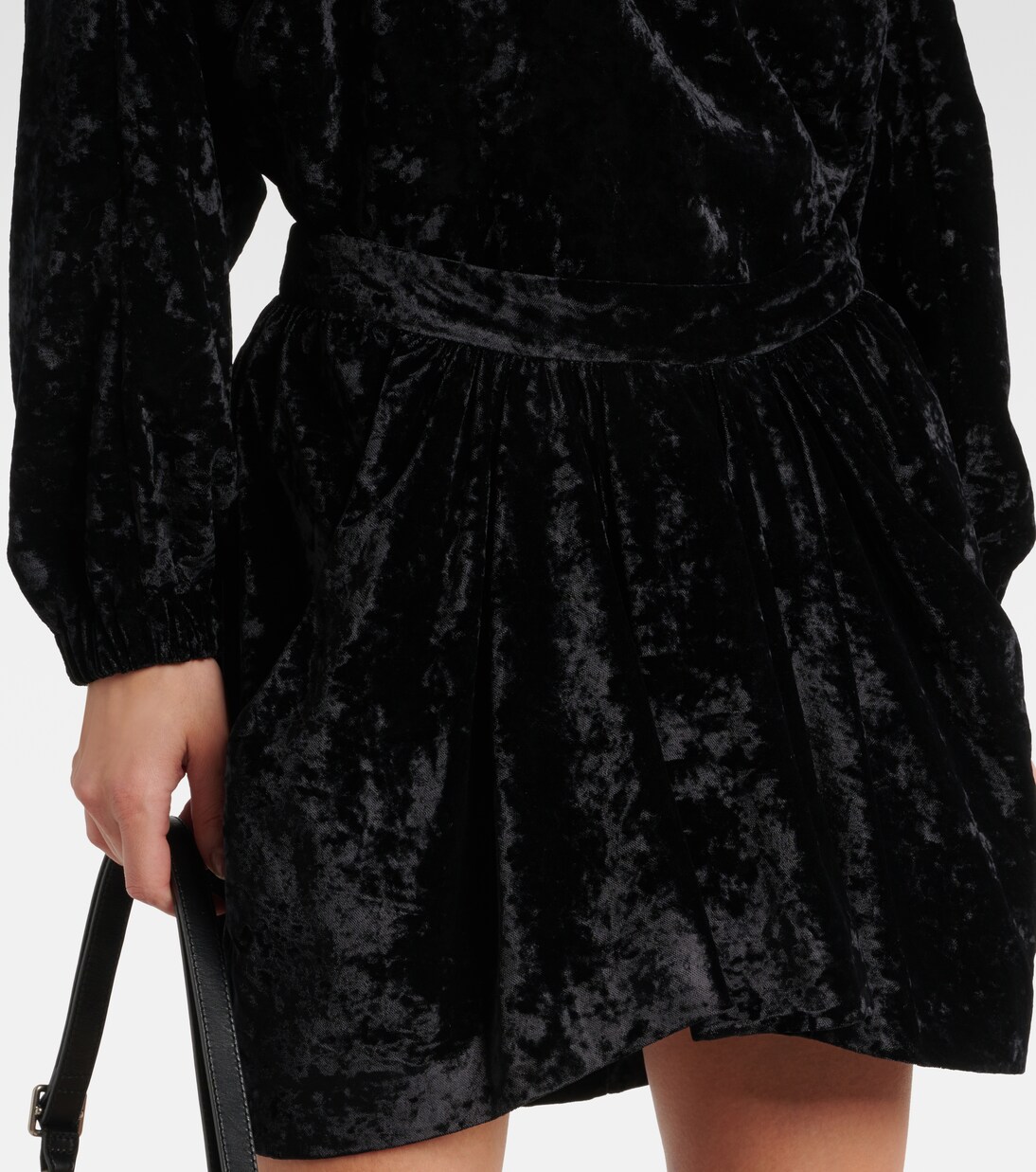 Rock Lashay aus Samt | Isabel Marant