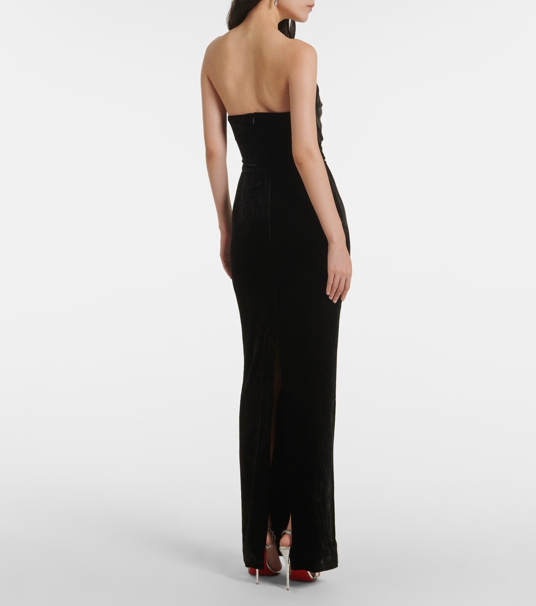 Robe longue en velours | Roland Mouret