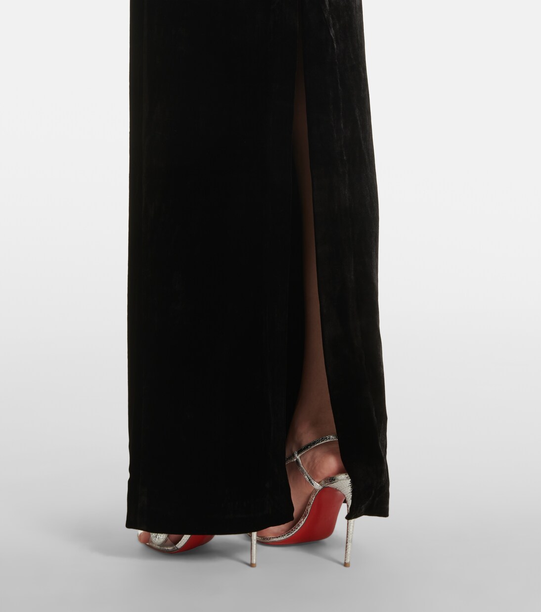 Robe longue en velours | Roland Mouret