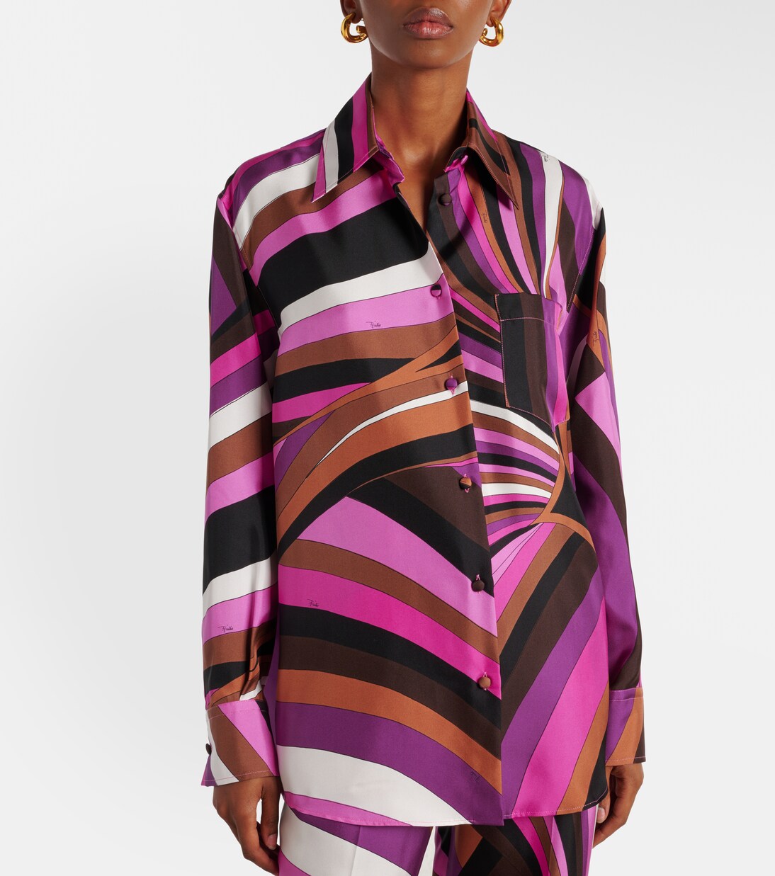 Hemd Iride aus Seiden-Twill | Pucci