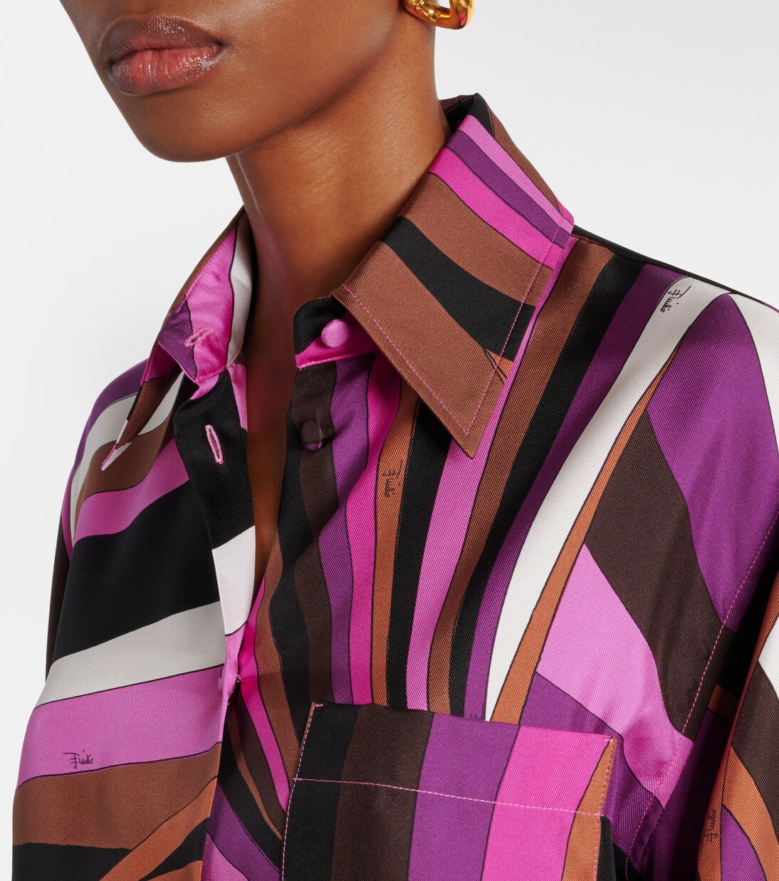 Hemd Iride aus Seiden-Twill | Pucci