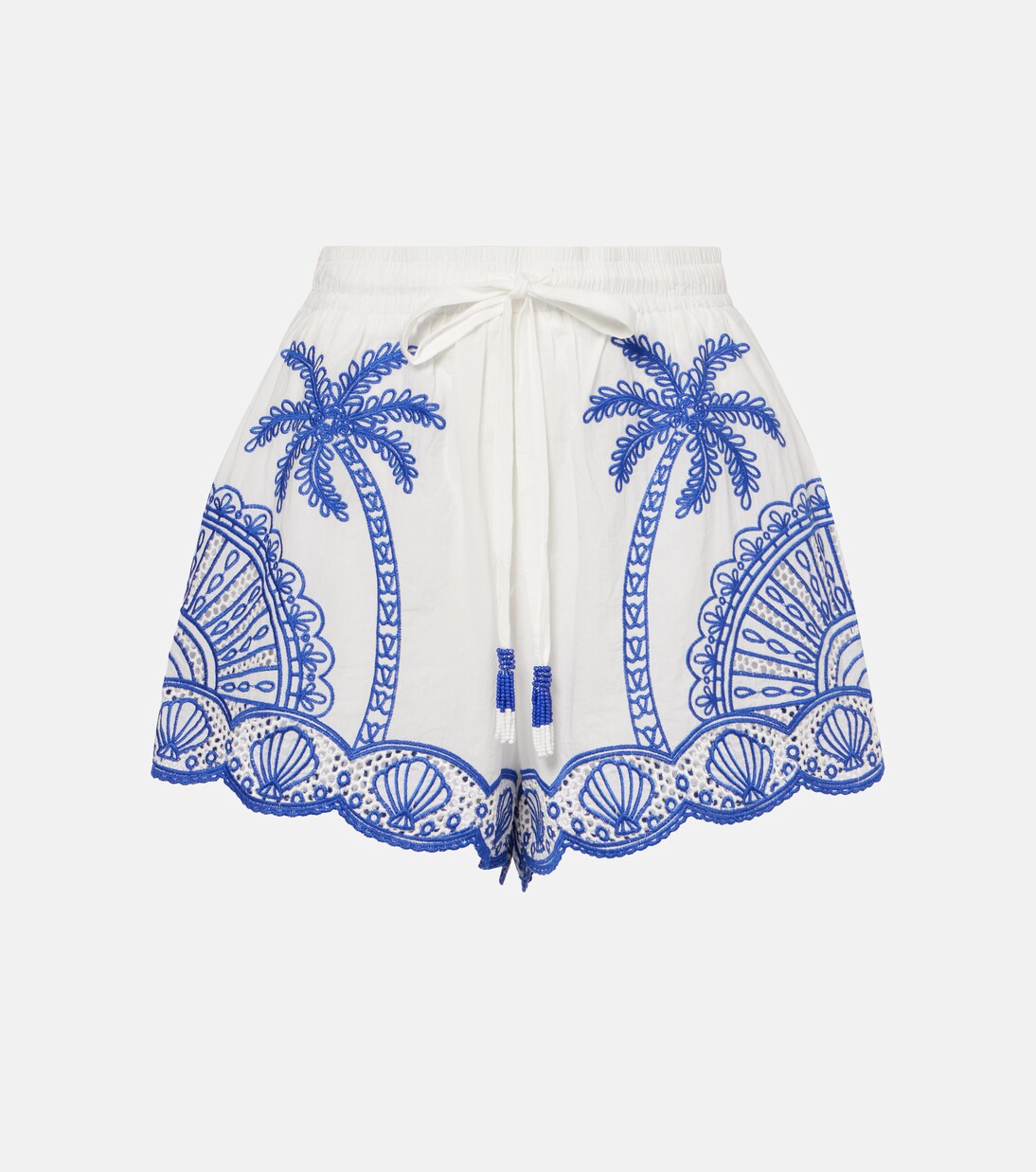 Palm Trees richelieu cotton shorts | Farm Rio