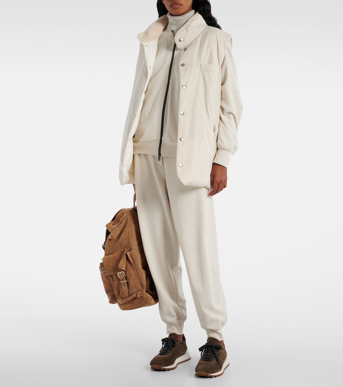 Pantalones deportivos de algodón | Brunello Cucinelli