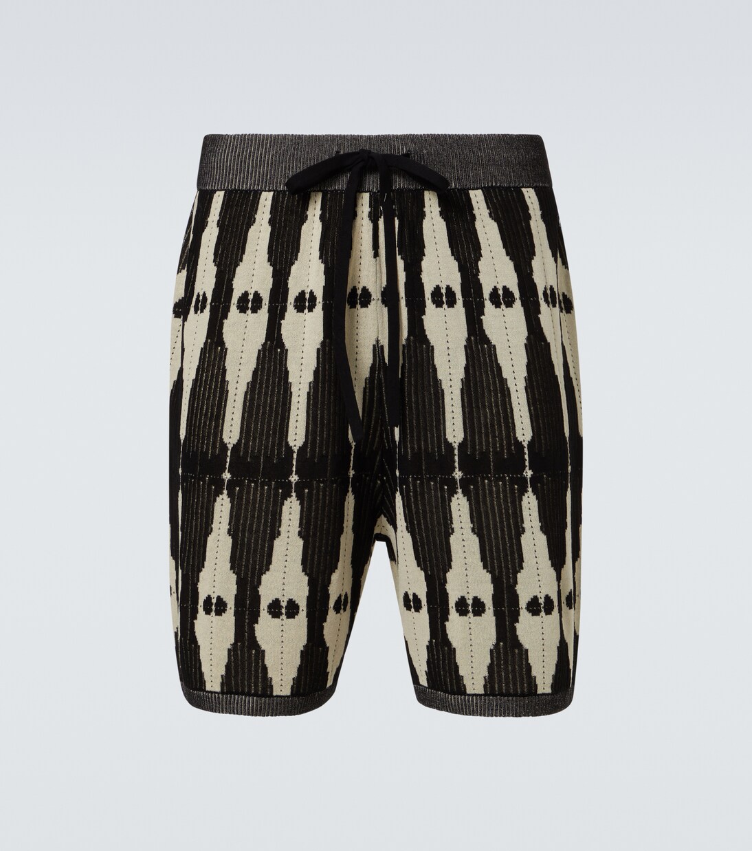 Ritual knitted jacquard shorts | Commas
