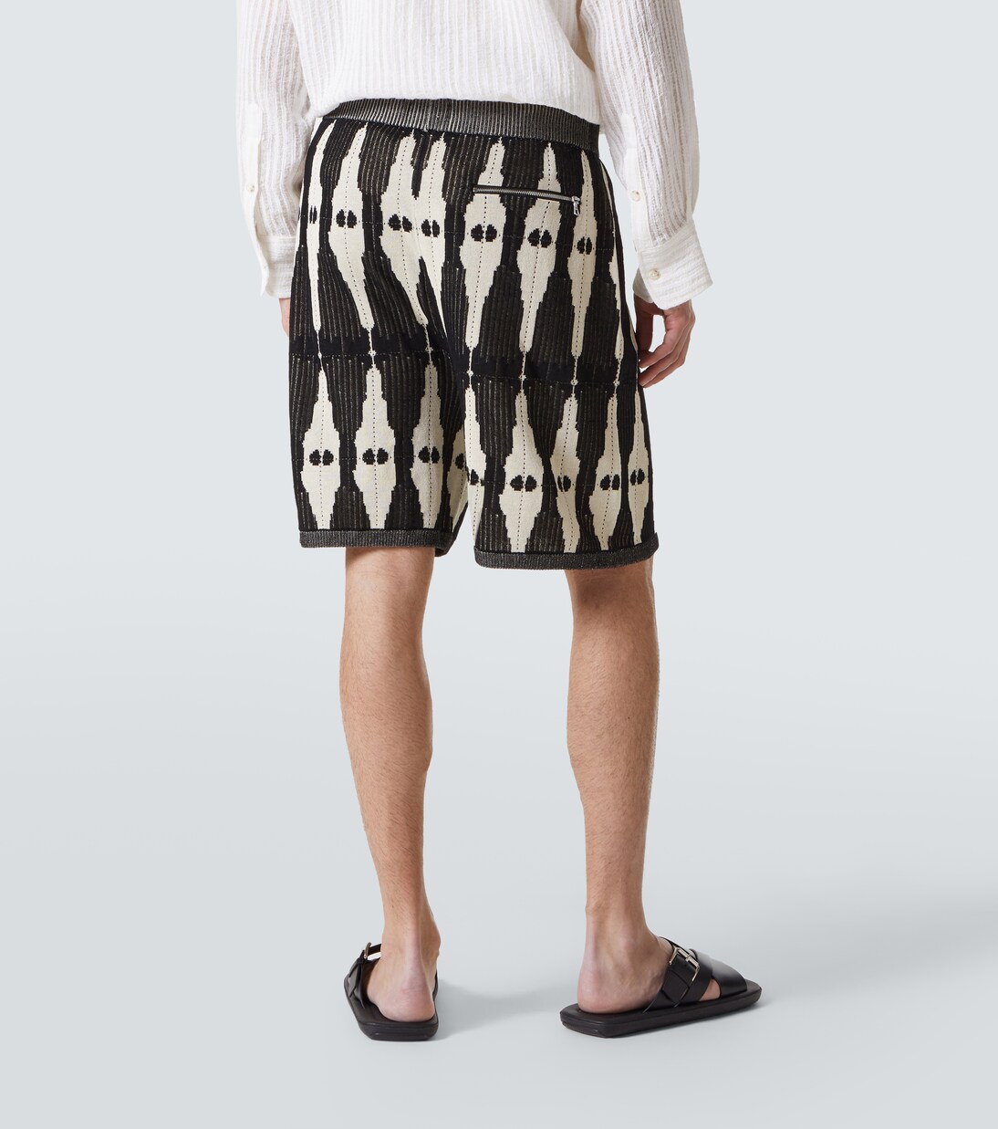 Ritual knitted jacquard shorts | Commas