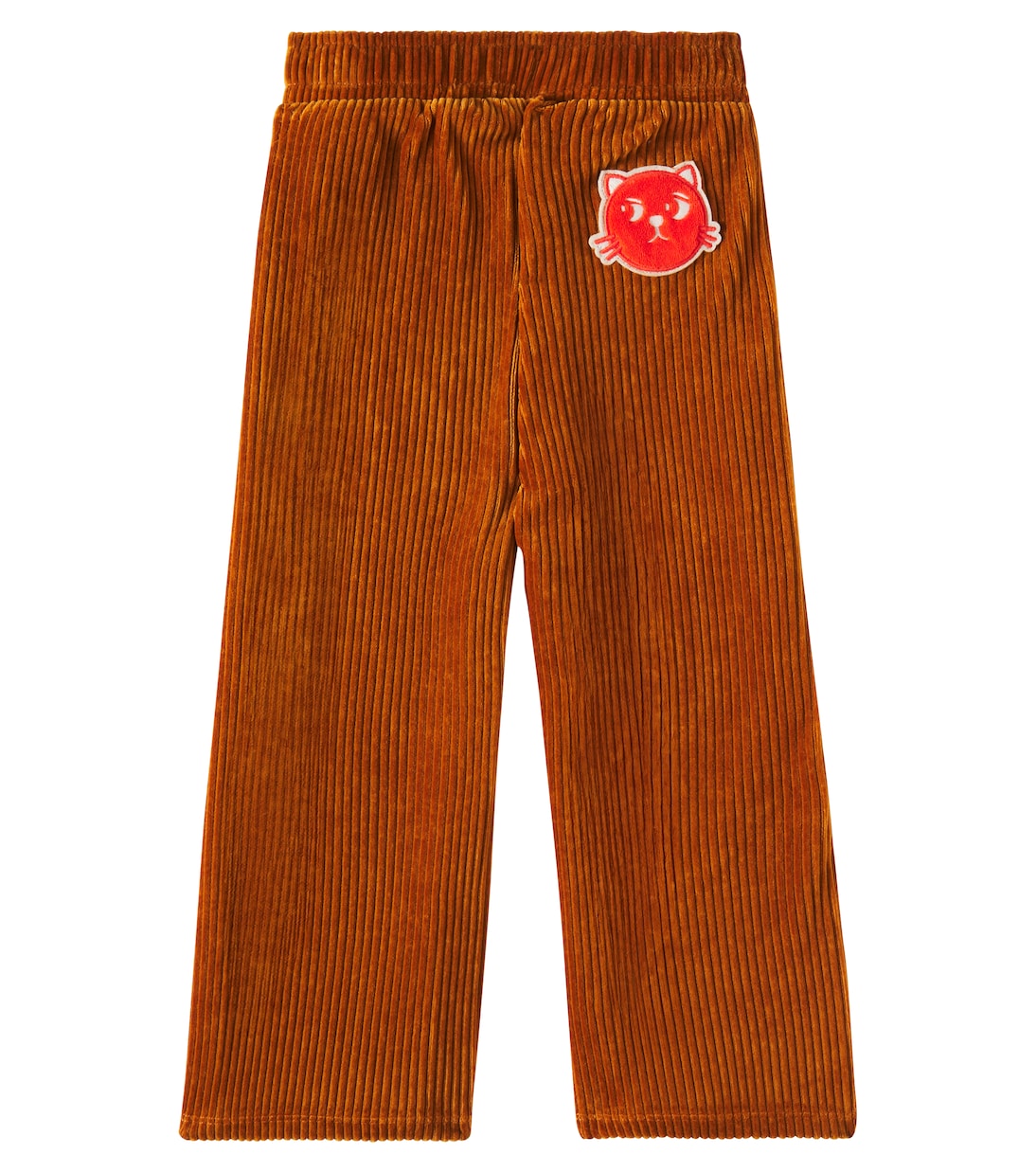 Cats cotton-blend corduroy straight pants | Mini Rodini