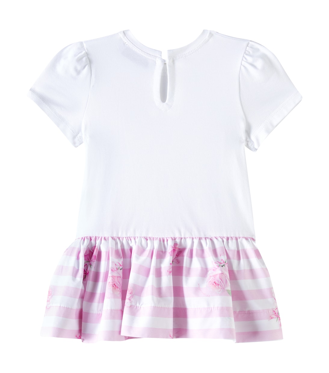 Baby - Abito in misto cotone con stampa | Monnalisa