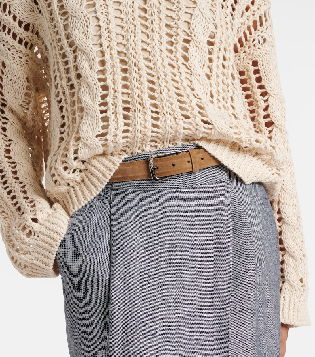 Ceinture en daim | Brunello Cucinelli