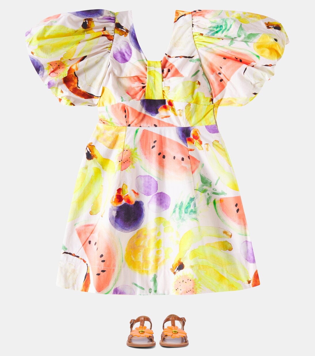 Cissy printed cotton dress | Molo