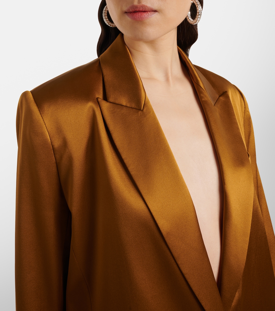 Oversize-Blazer aus Seidensatin | The Sei