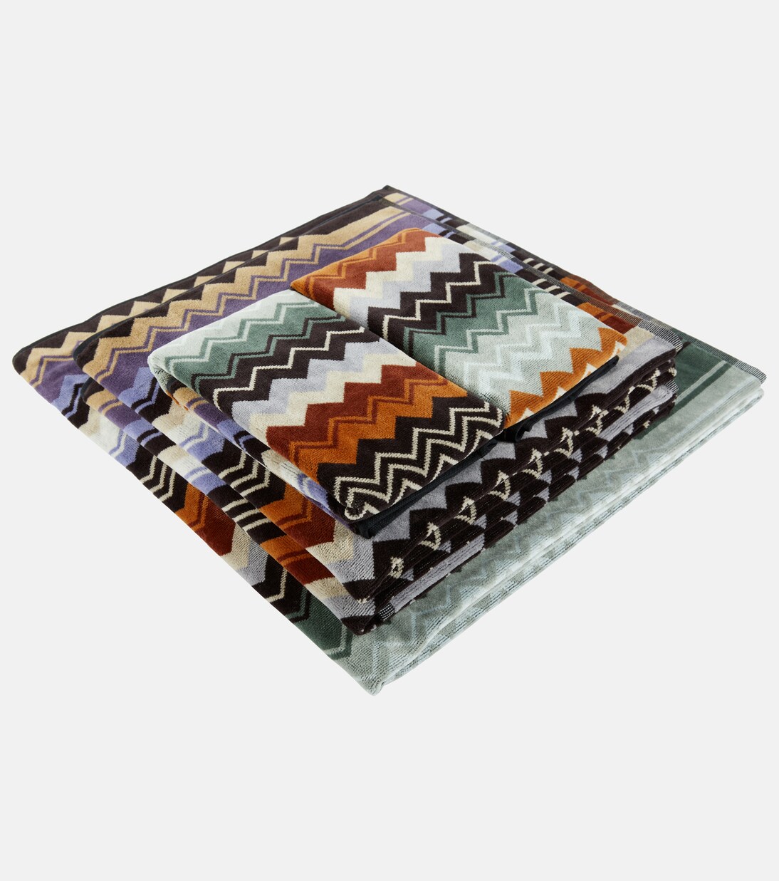 Giacomo Zigzag set of 5 towels | Missoni
