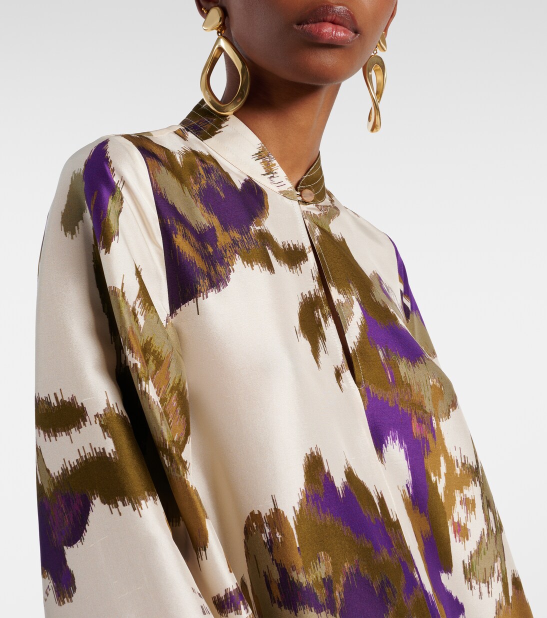 Bedrucktes Maxikleid Maesa aus Seide | Max Mara