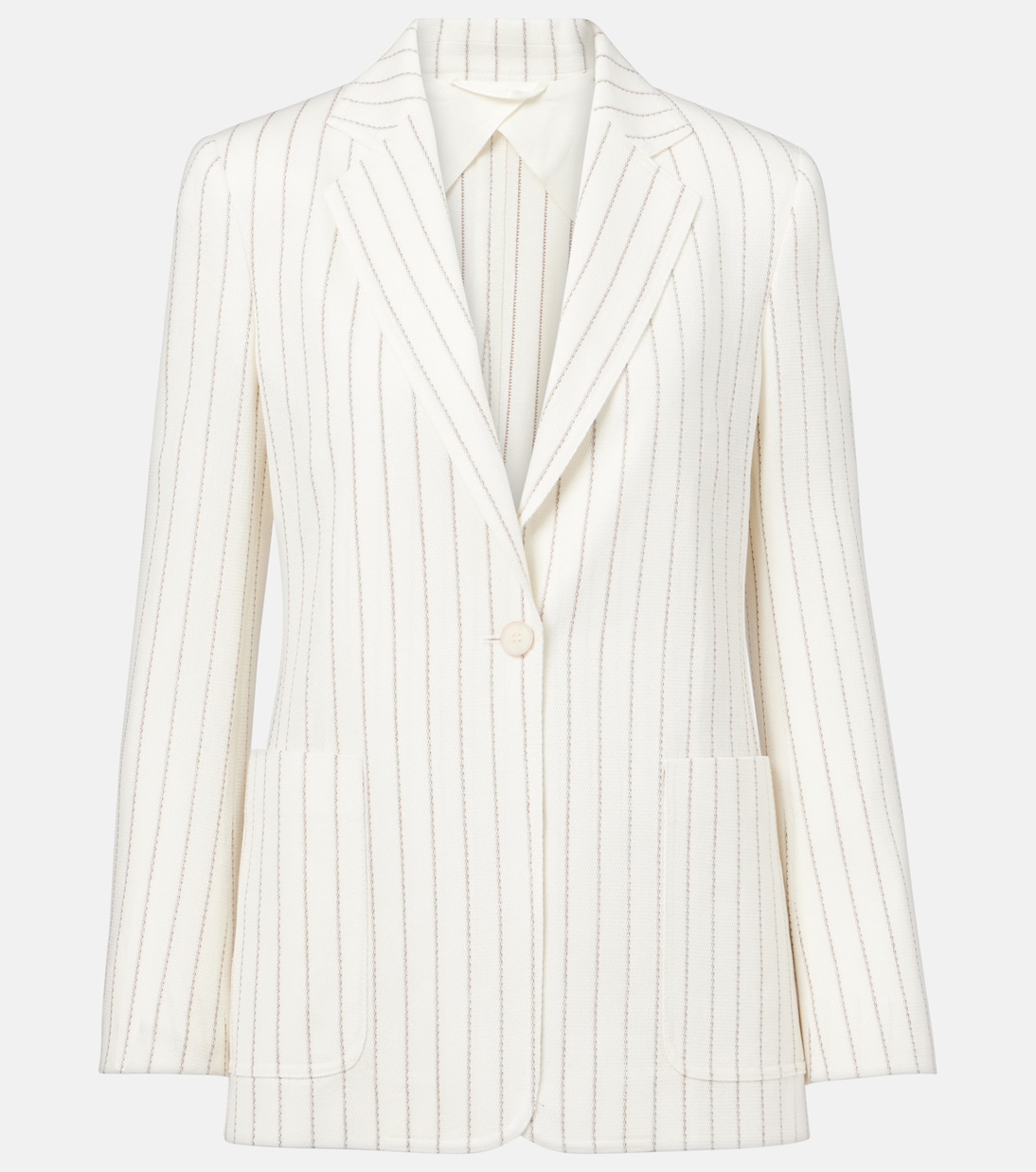 Jadi striped cotton and linen blazer | Max Mara
