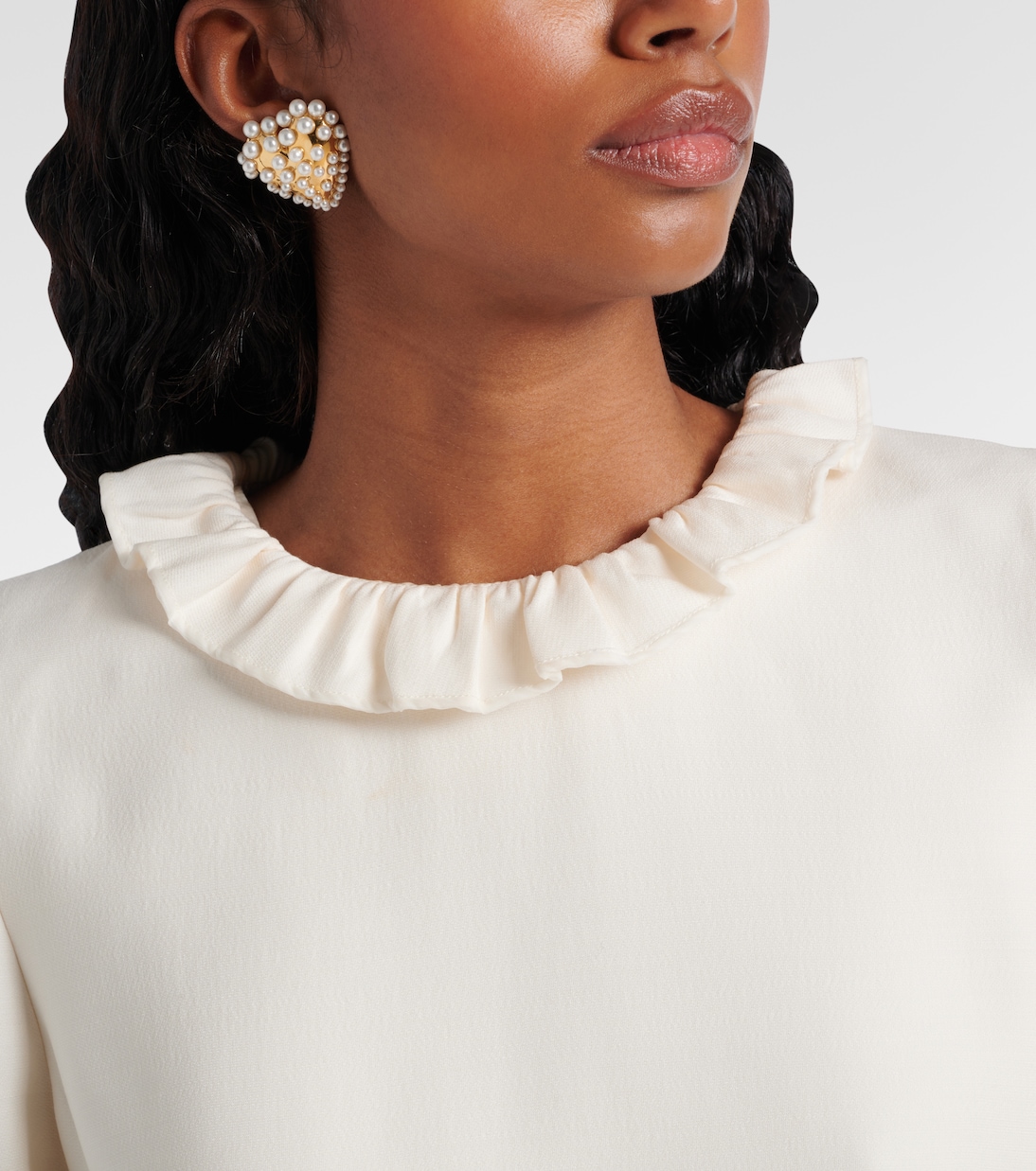 Clip-Ohrringe mit Zierperlen | Oscar de la Renta