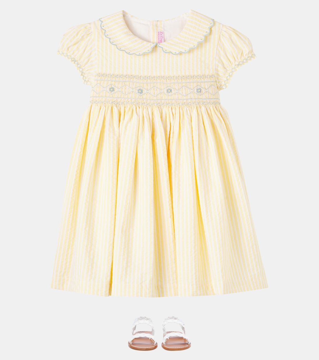 Robe rayée en coton | La Coqueta