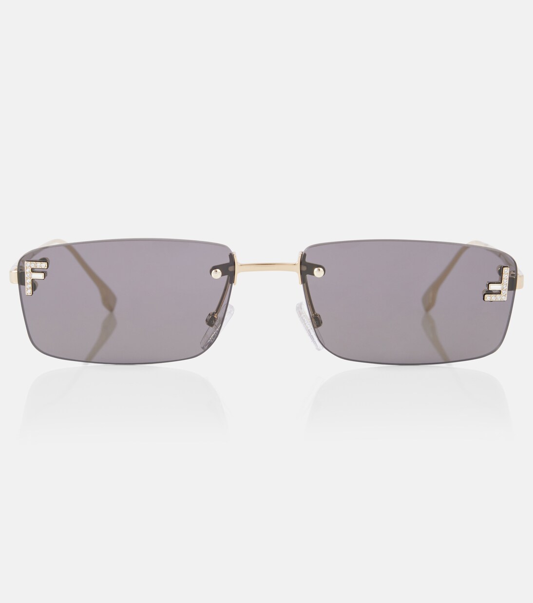 Gafas de sol rectangulares Fendi First Crystal | Fendi