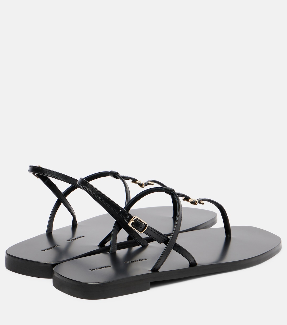 Sandalen Monogram aus Leder | Proenza Schouler