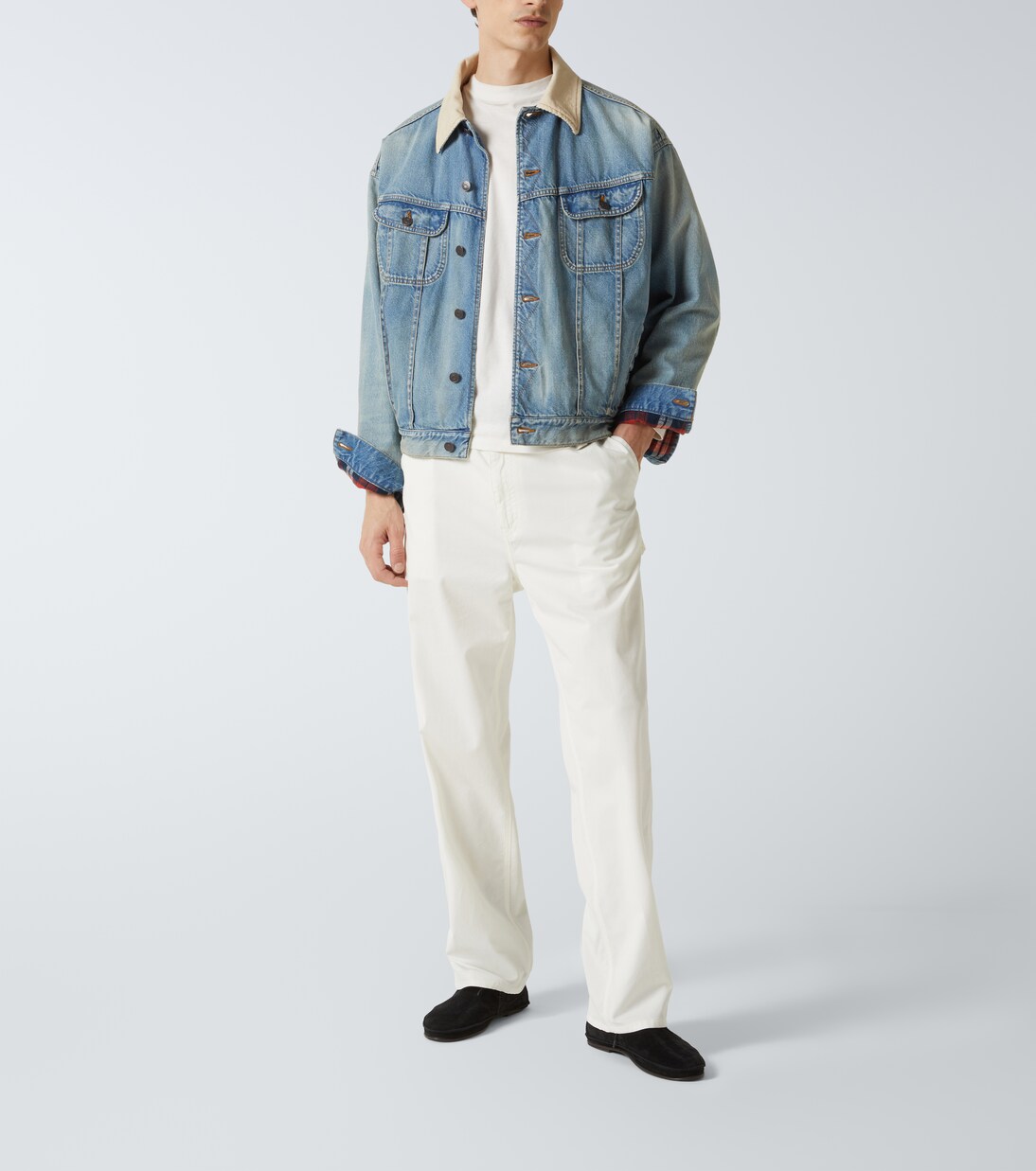 Chaqueta Joret de denim con pana | The Row