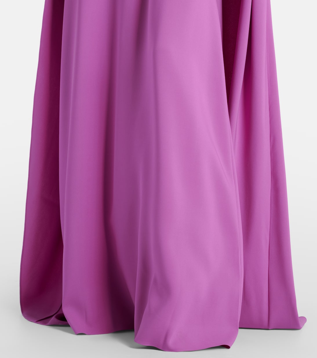 Caped silk-blend gown | Oscar de la Renta