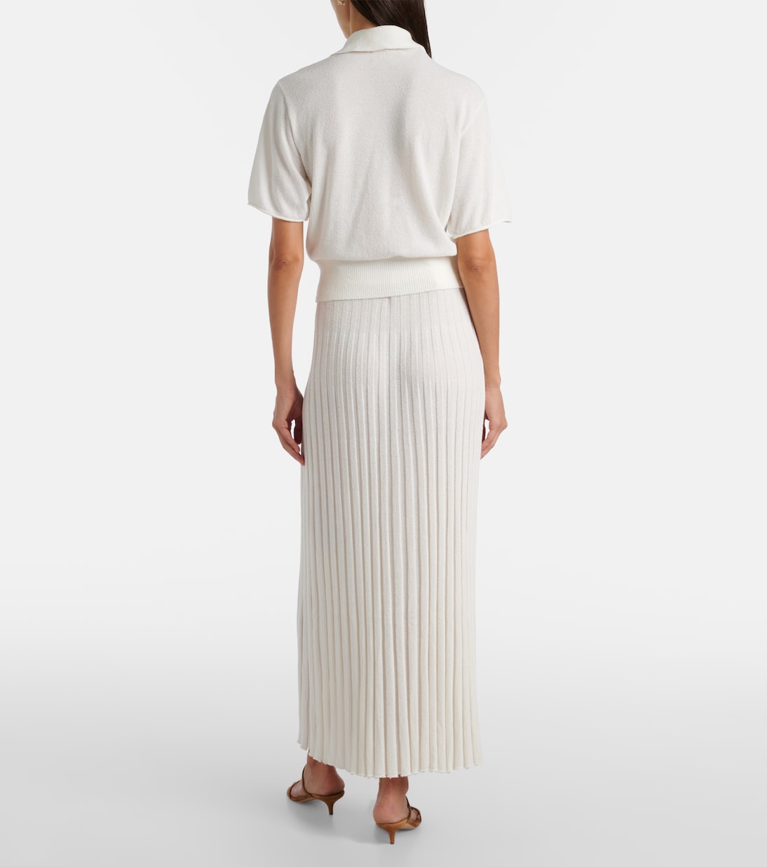 Top Sundial Shell en coton mélangé | Christopher Esber