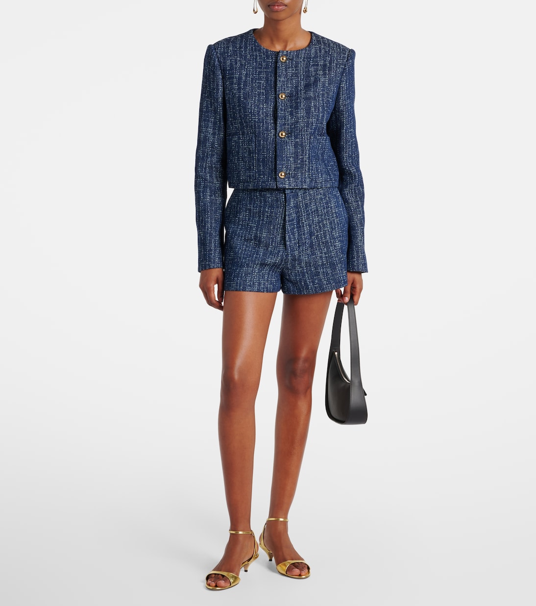 Shorts in tweed di cotone | Frame