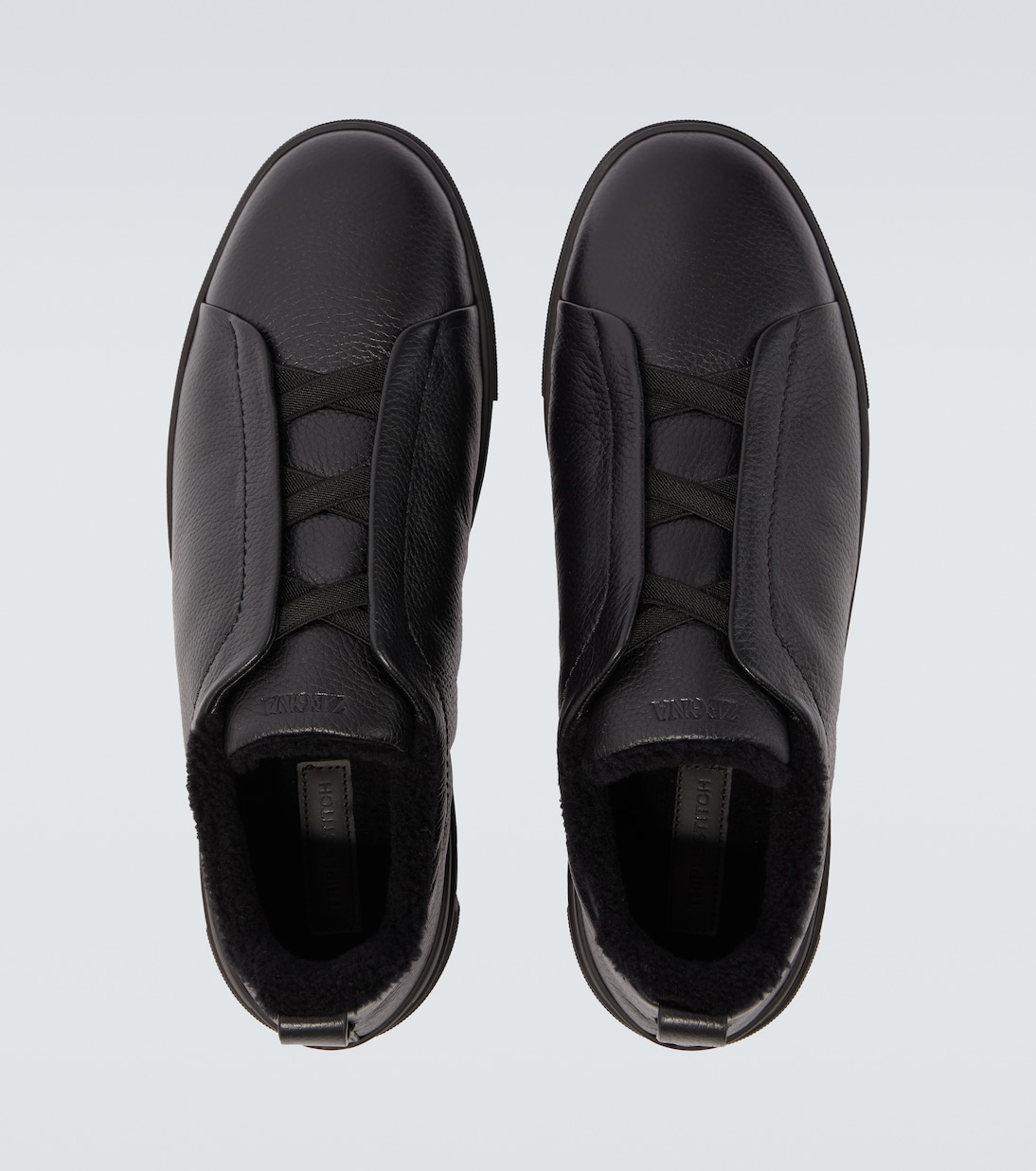 Triple Stitch leather sneakers | Zegna