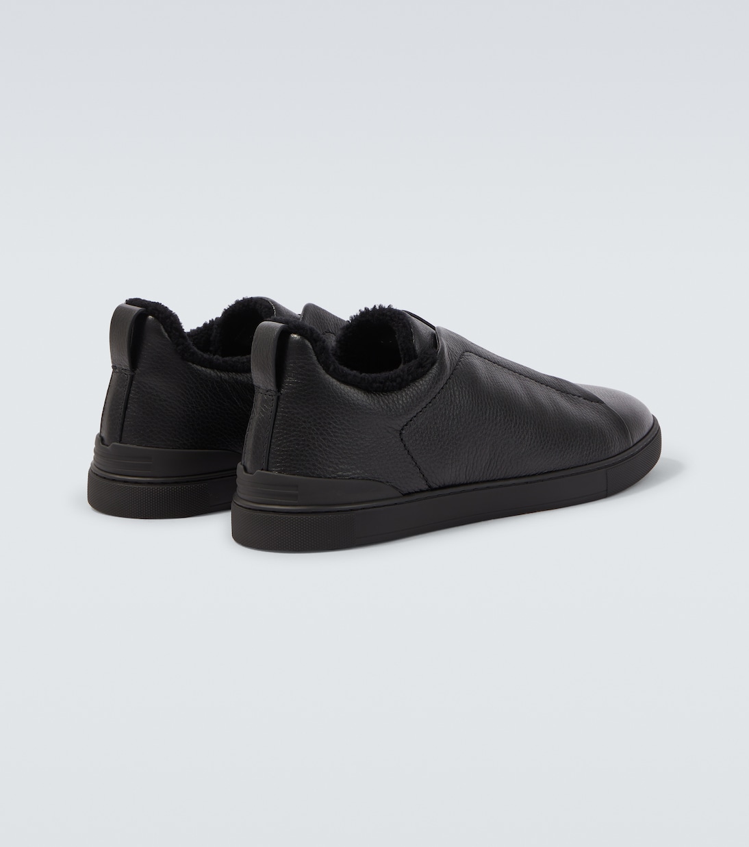 Triple Stitch leather sneakers | Zegna