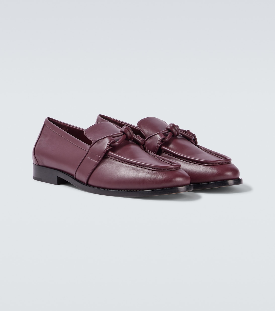 Astaire Knot leather loafers | Bottega Veneta