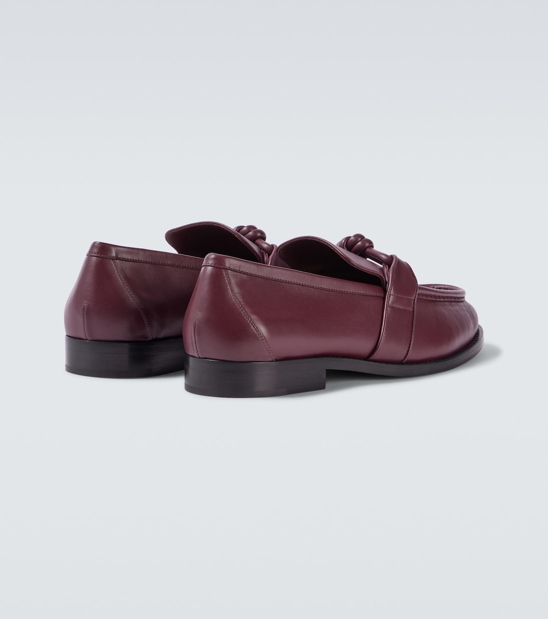 Astaire Knot leather loafers | Bottega Veneta
