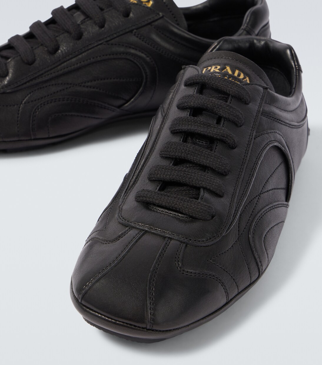Montecarlo Re-Edition 2005 leather sneakers | Prada