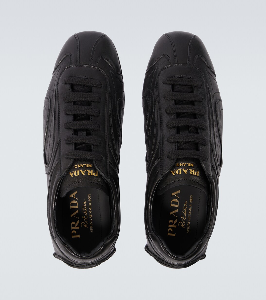 Montecarlo Re-Edition 2005 leather sneakers | Prada
