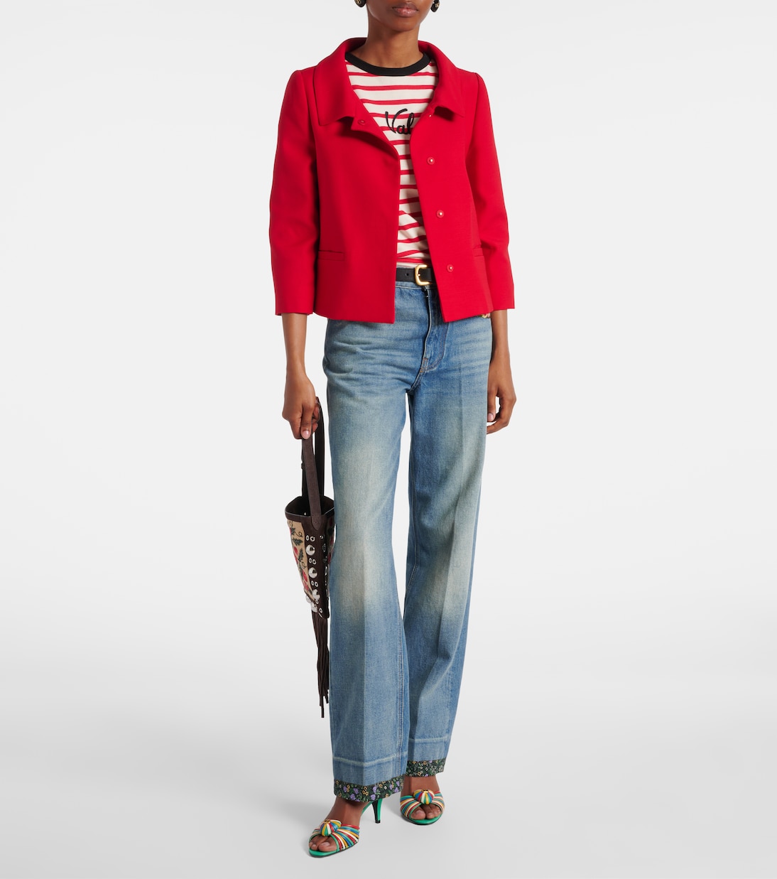 Mules Sandal Royal VLogo 65 de piel | Valentino Garavani