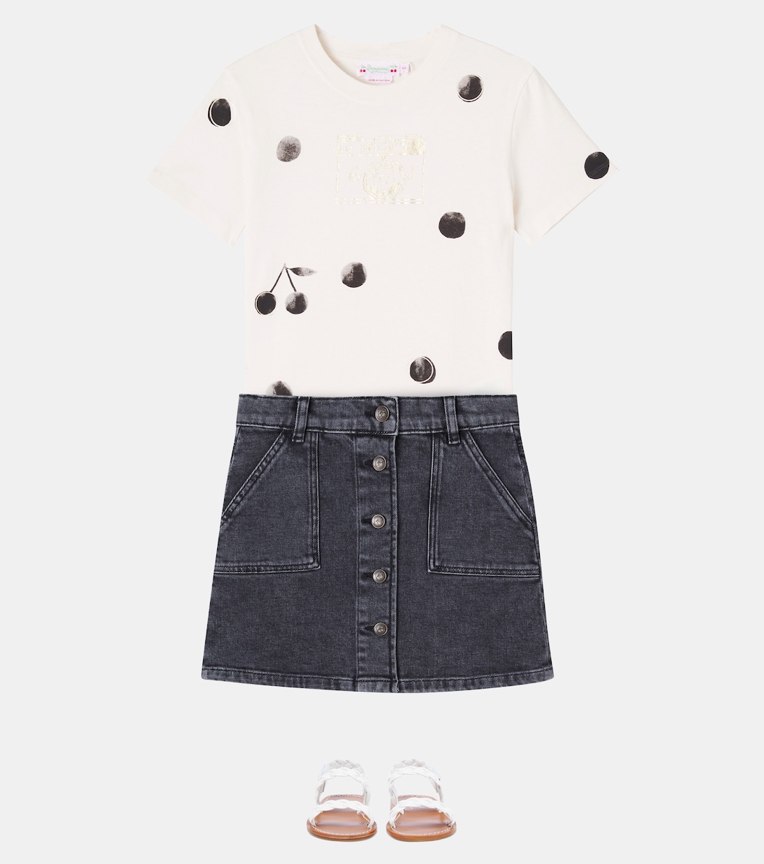 牛仔半身裙 | Bonpoint