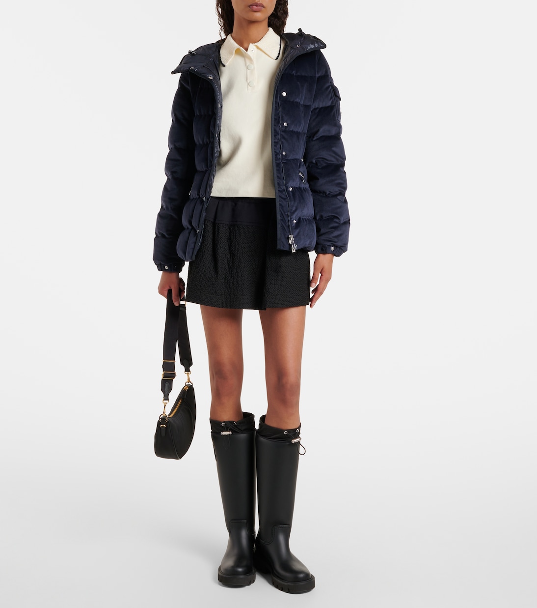 Barante velour twill down jacket | Moncler