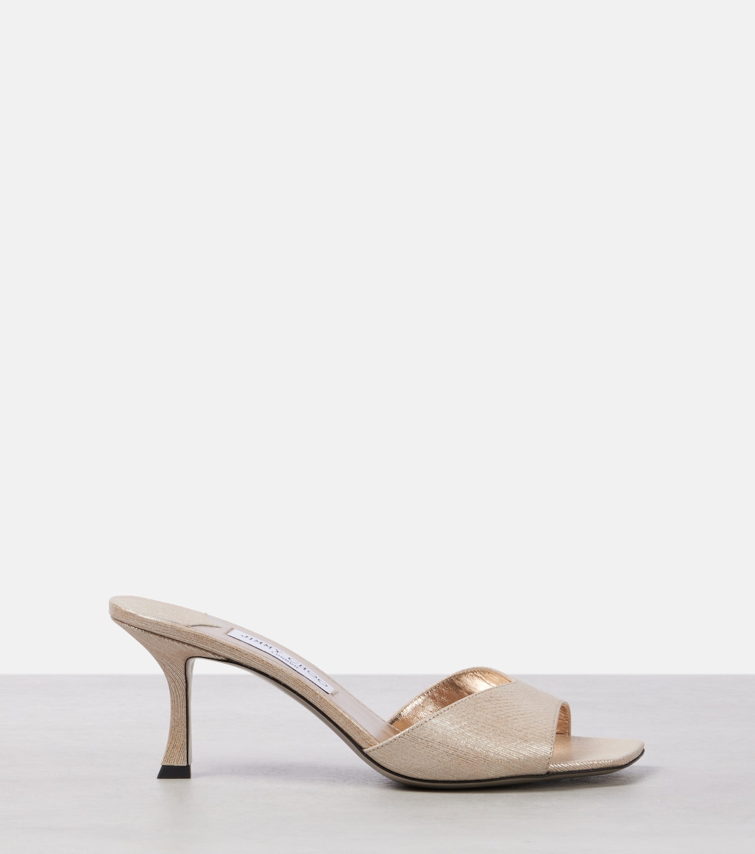 Pantoletten Skye 70 aus Metallic-Leder | Jimmy Choo